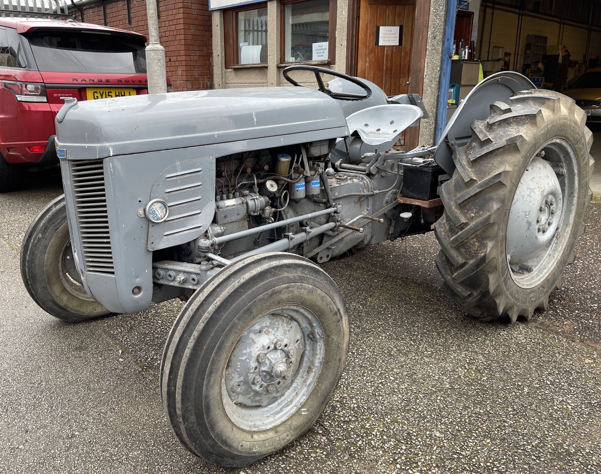 Vintage - Ferguson Massey Diesel Tractor, Registration No. TSV 812 - 1951