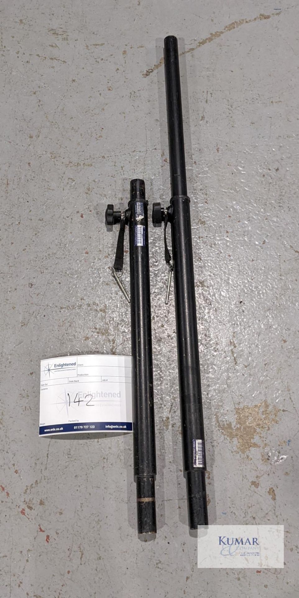 Sub mount speaker poles - PairCondition: Ex-hireDelivery option: Delivery available to Mainland UK - Image 3 of 4