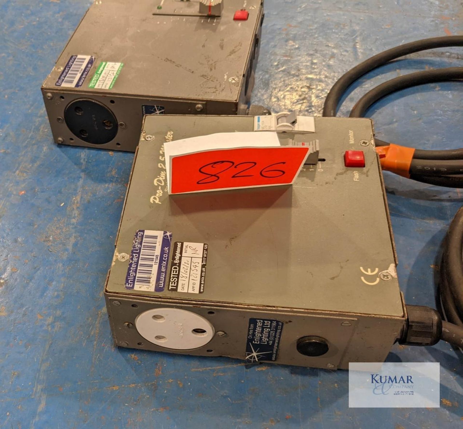 Single channel 10A dimmer - PairCondition: Ex-hireDelivery option: Delivery available to Mainland UK - Image 5 of 8