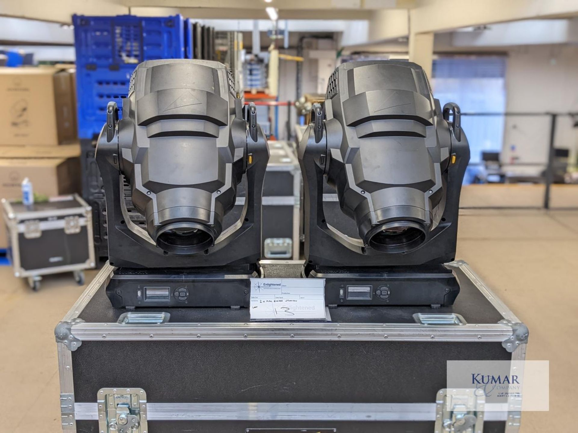 "Mac Encore Performance CLD LED inc flightcase - Pair Condition: Ex-hire Pair of heads with twin - Image 11 of 11