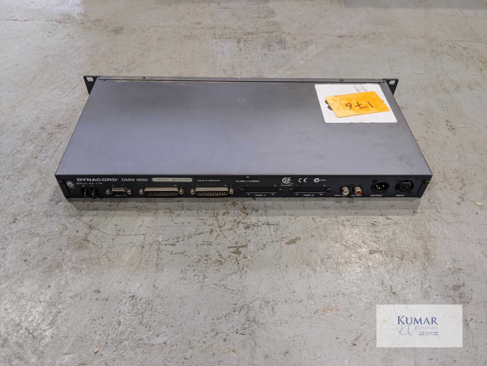 Dynacord DMM 4650Condition: Ex-installDynacord DMM 4650Delivery option: Delivery available to - Image 2 of 2