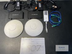 Ubiquiti UAP-AC-LR Job lot - 2 units, Cloud key - 1 unit, 2 x Edge router X SFPCondition: Ex-hire2 x