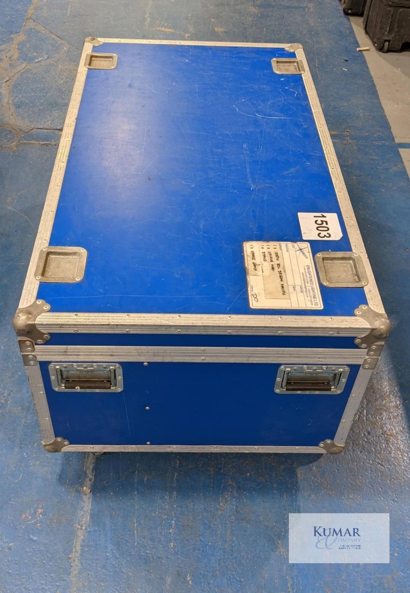 Flightcase for Selelcon followspot Condition: Ex-hire External dimensions ex castors: Height: - Image 3 of 4