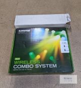 Shure BLX Wireless Combo System with URT2 Rack Tray Condition: Ex-demo Lots located in Bristol for