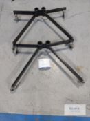 Unicol K Base stand - PairCondition: Ex-hireAs seen, with grub screws.Delivery option: Delivery