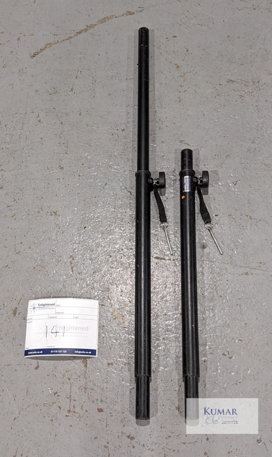 Sub mount speaker poles - PairCondition: Ex-hireDelivery option: Delivery available to Mainland UK - Image 3 of 4