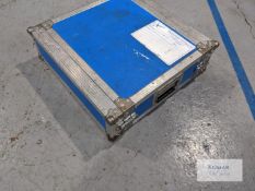 3U Flight case rack - Light blue Lots located in Bristol for collection. Delivery options available: