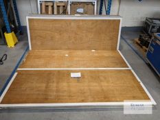 Staging deck 8ft x 3ft - 3 unitsCondition: Ex-installDelivery option: Delivery available via