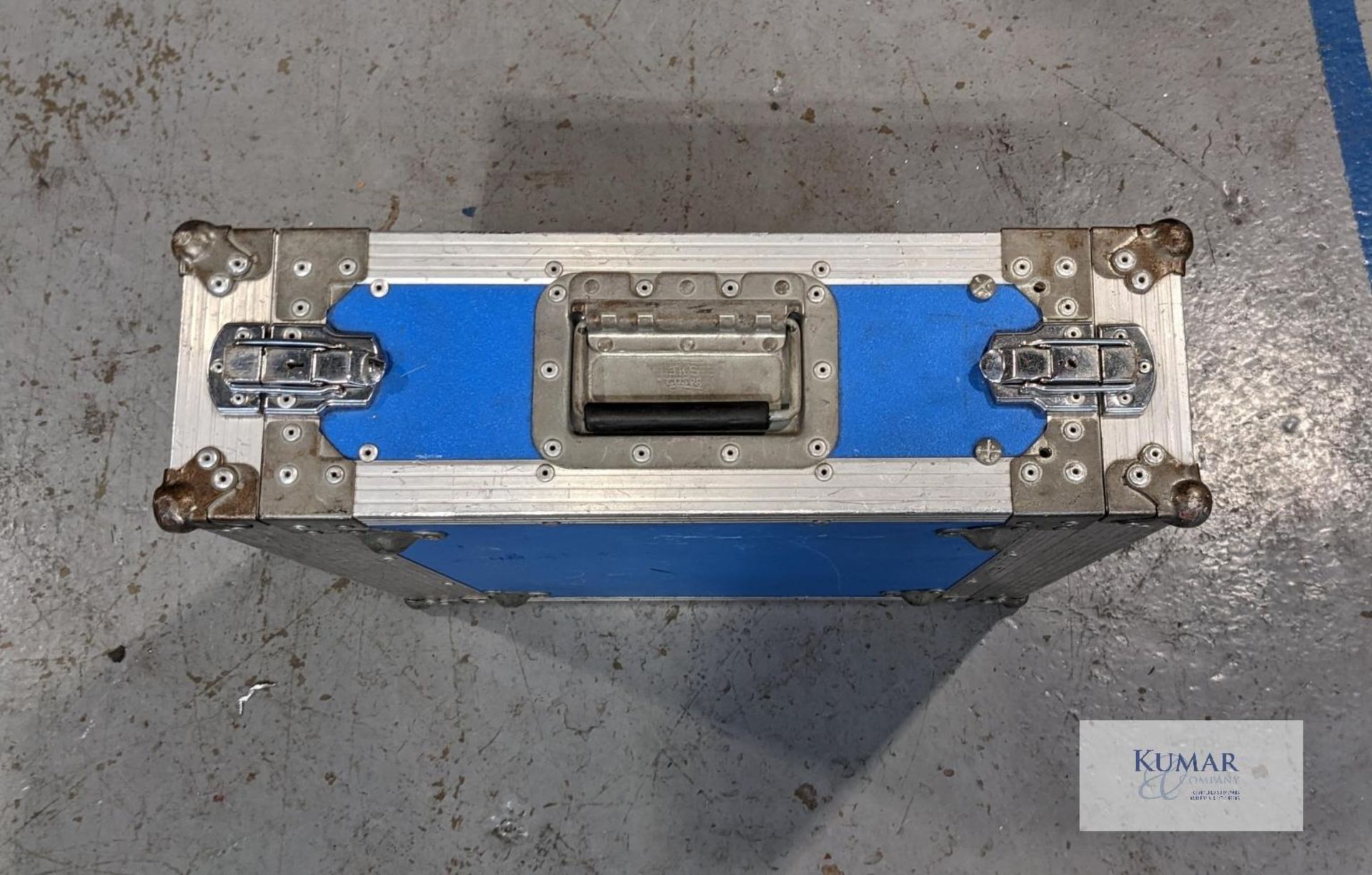 3U Flight case rack - Light blue Lots located in Bristol for collection. Delivery options available: - Image 2 of 7