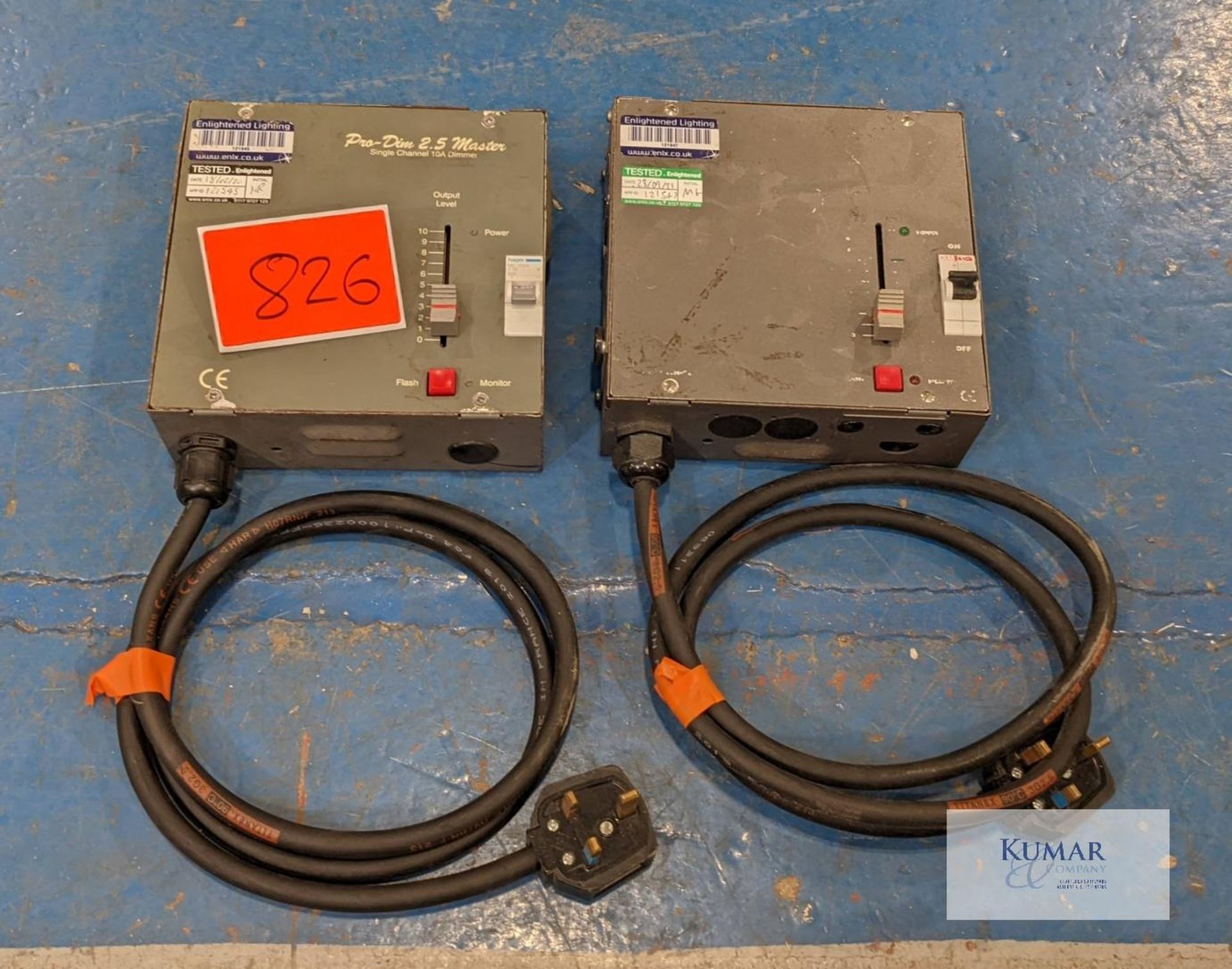 Single channel 10A dimmer - PairCondition: Ex-hireDelivery option: Delivery available to Mainland UK - Image 2 of 8
