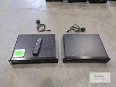 Denon DVD Player - PairCondition: Ex-hire2 x DN-V300 DVD PlayerSupplied with:2 x 19" rack mount