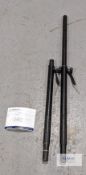 Sub mount speaker poles - PairCondition: Ex-hireDelivery option: Delivery available to Mainland UK