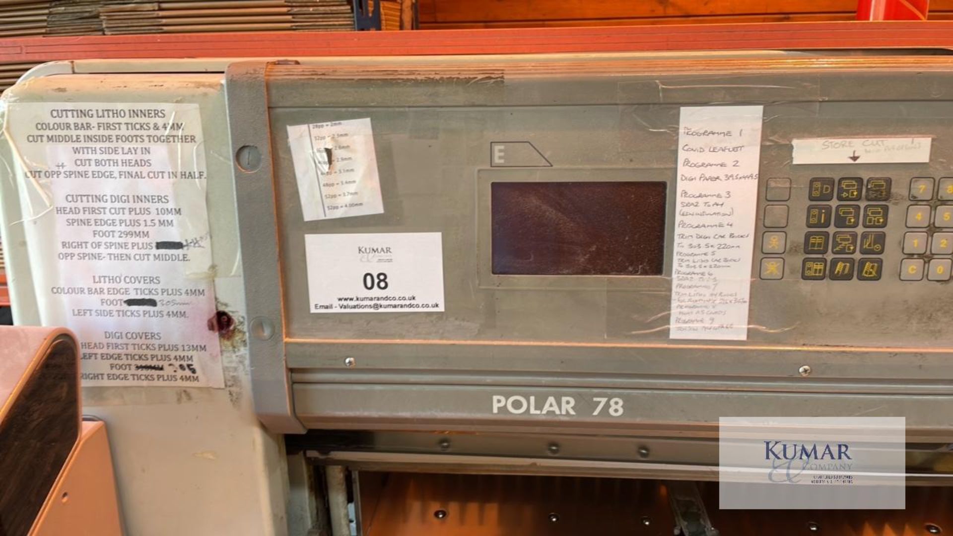 1996 Polar 78E programmatic guillotine