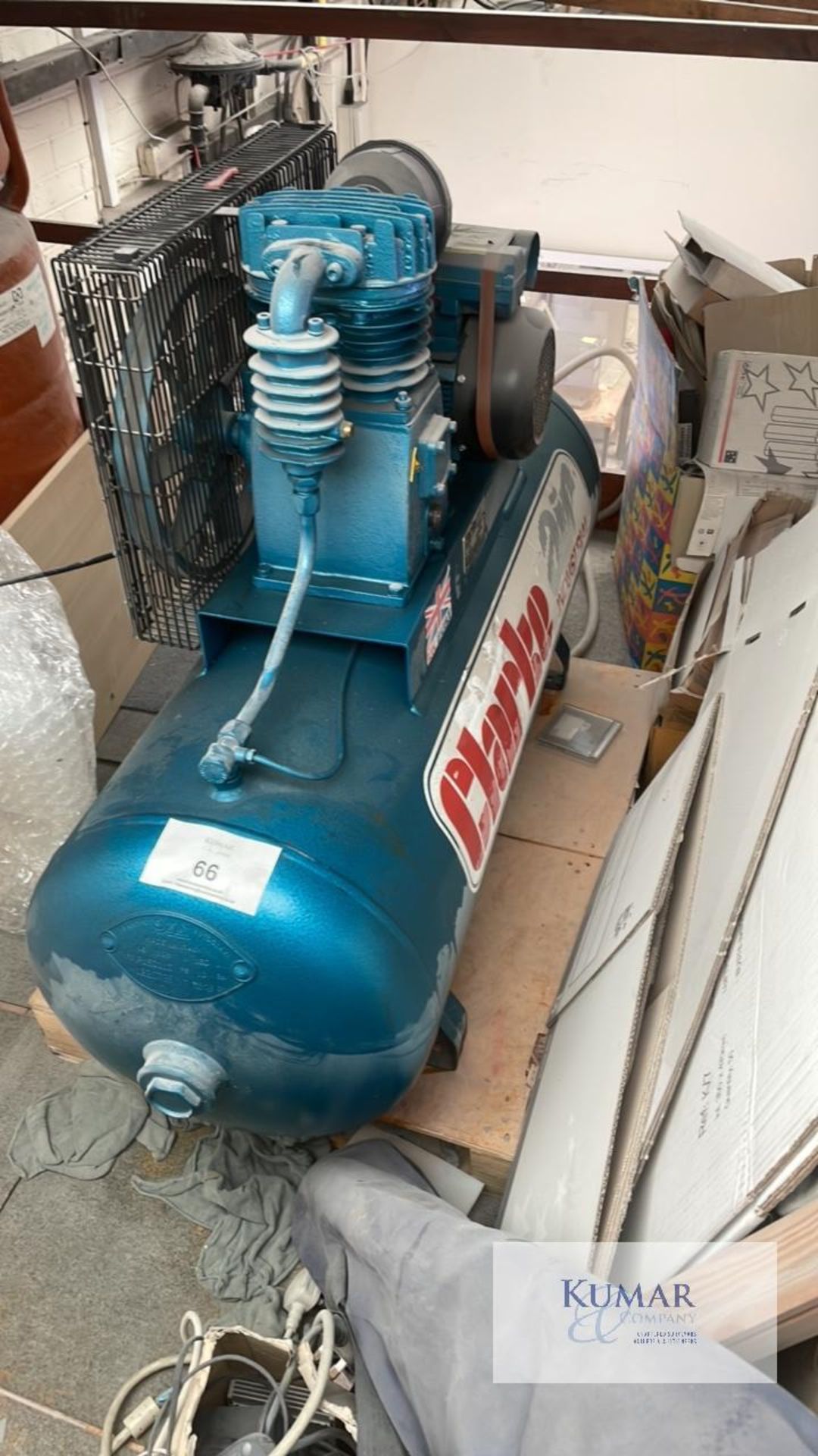 CLARKE AIR COMPRESSOR (LOCATED ON MEZZANINE REMOVAL METHOD STATEMENT REQUIRED) - Image 2 of 4