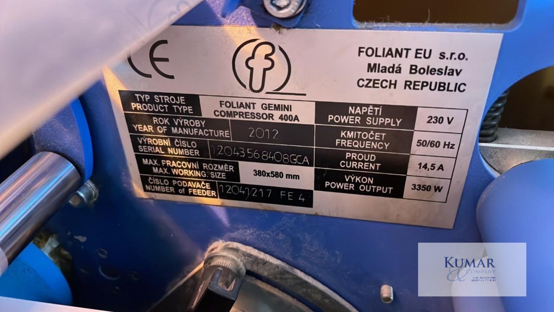 Foliant Gemini Thermal Laminator - Image 4 of 4