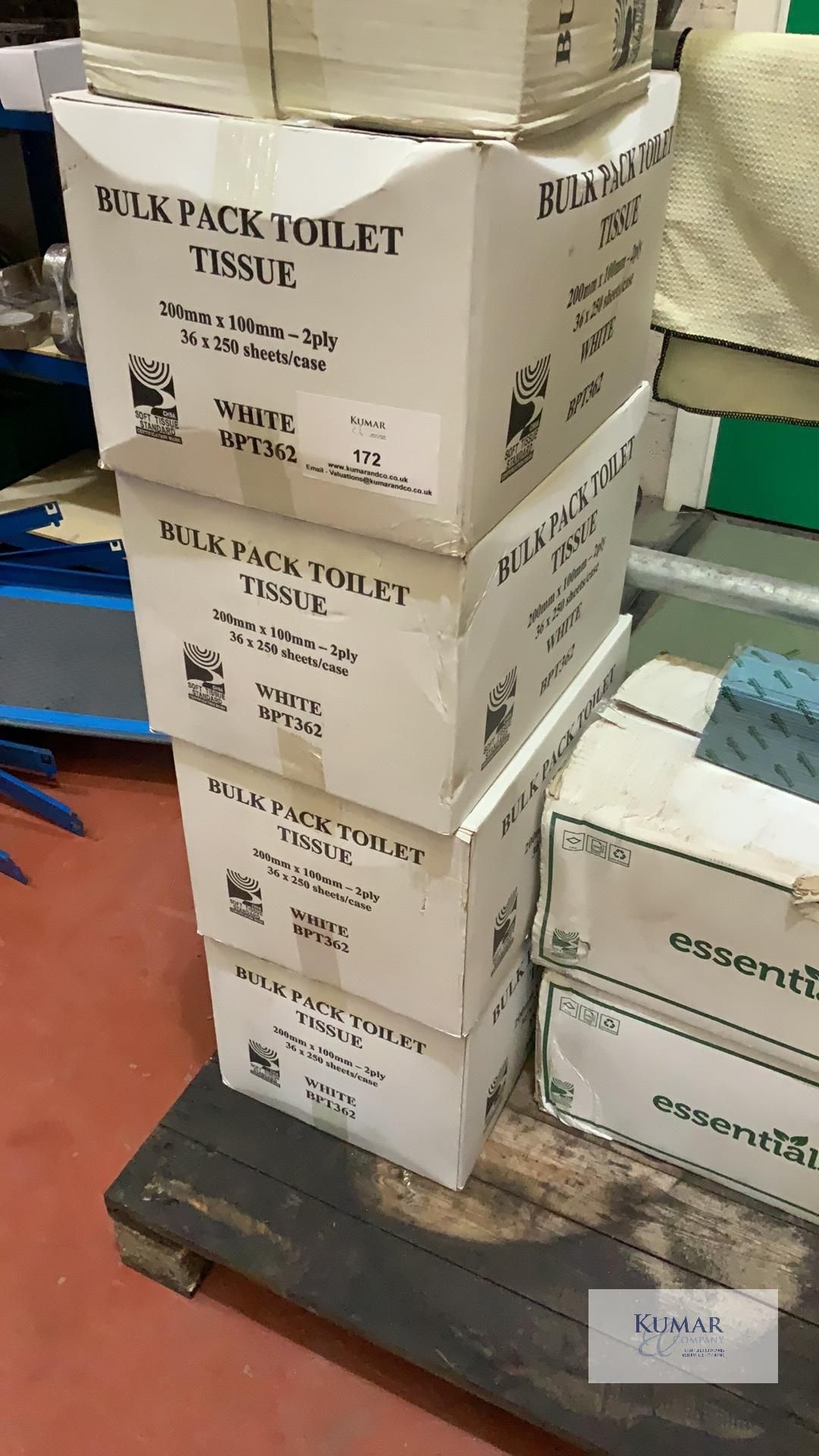 4.5 Outers Bulk Pack Toilet Tissue - 200mm x 100mm - 2 Ply, 36 x 250 Sheets Per Outer, White BPT362, - Image 2 of 13