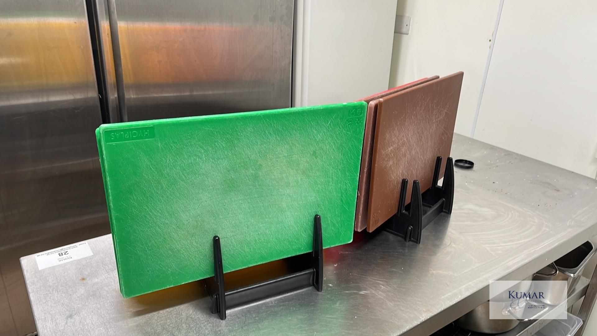 2: Sets Commercial Chopping Boards with Stands - Image 6 of 6