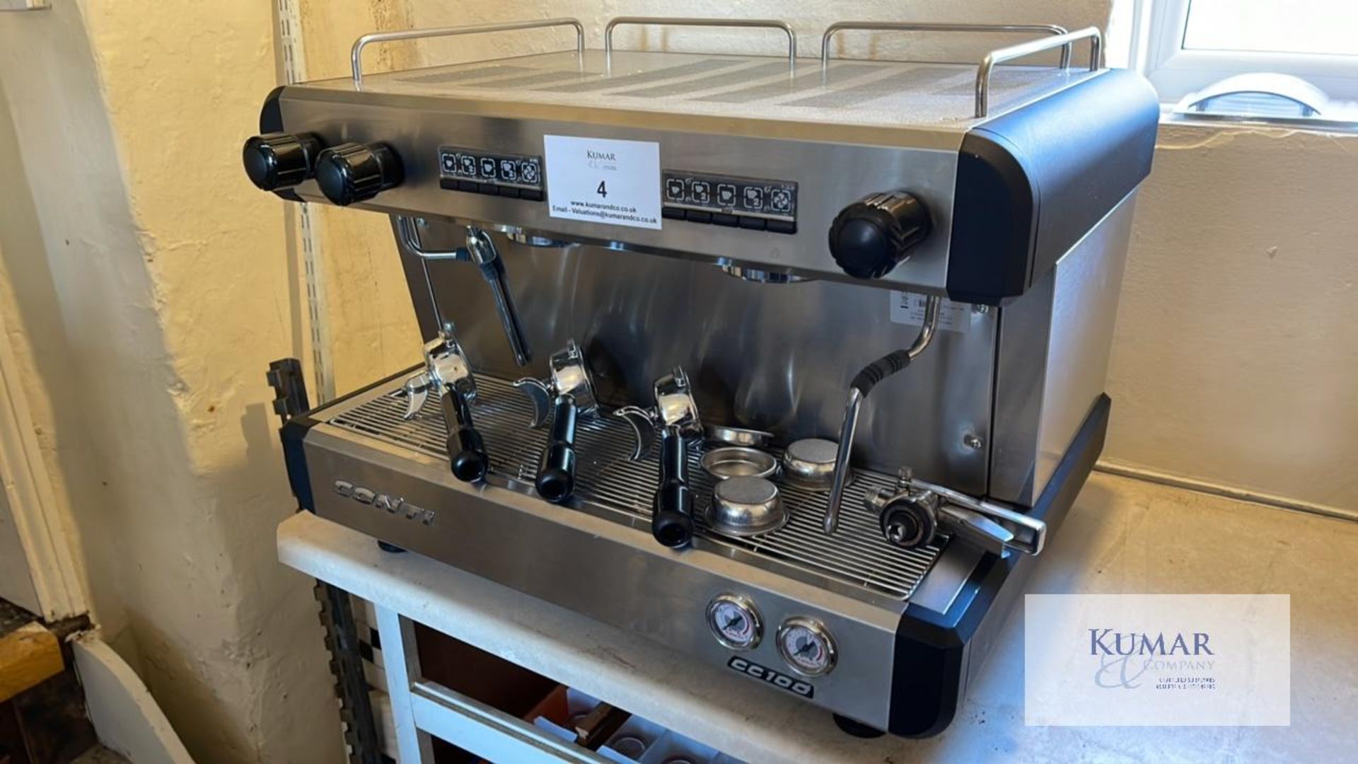 Conti CC102 TC Coffee Machine, Serial No. 136134 with Accessories as Shown - Monaco (2019) - Image 5 of 6