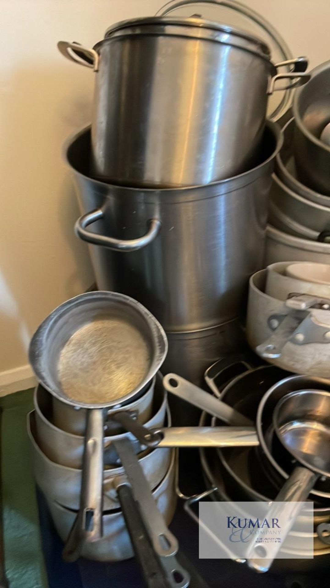 Various size cooking pot and pans - Image 3 of 7