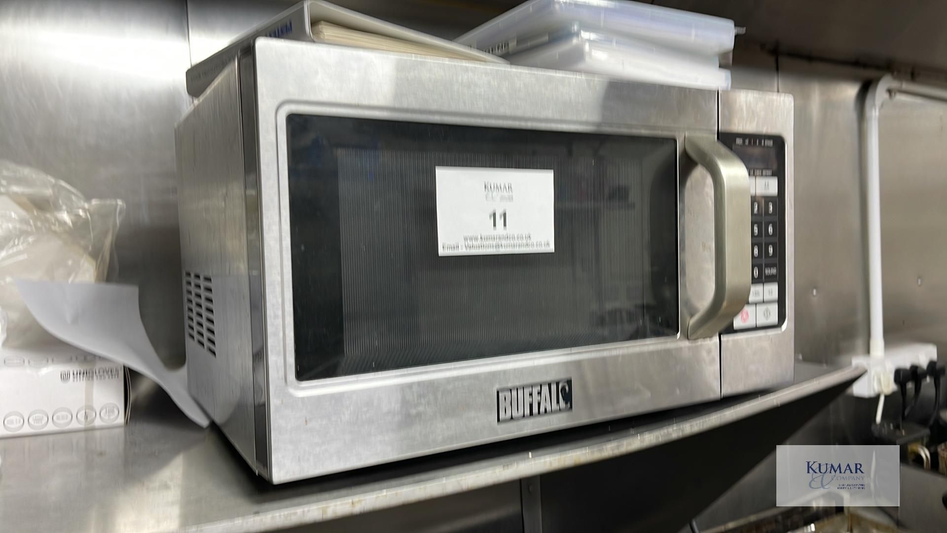 Buffalo Model GK642 1100 Watt Commercial Stainless Steel Microwave Oven, Serial No. 1216N (2014) - Image 3 of 5