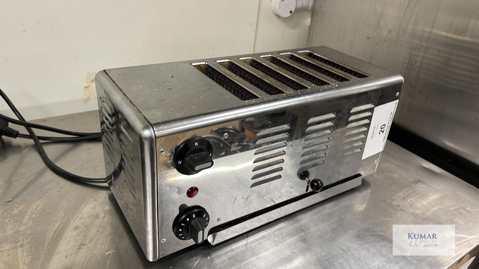 Rowlett Model 6ATS-151 6 Slot Toaster, Serial No. LA0004 - New Cost Â£120 + VAT - Image 2 of 4