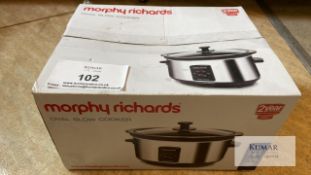 Morphy Richardâ€™s oval slow cooker Brand new in sealed box