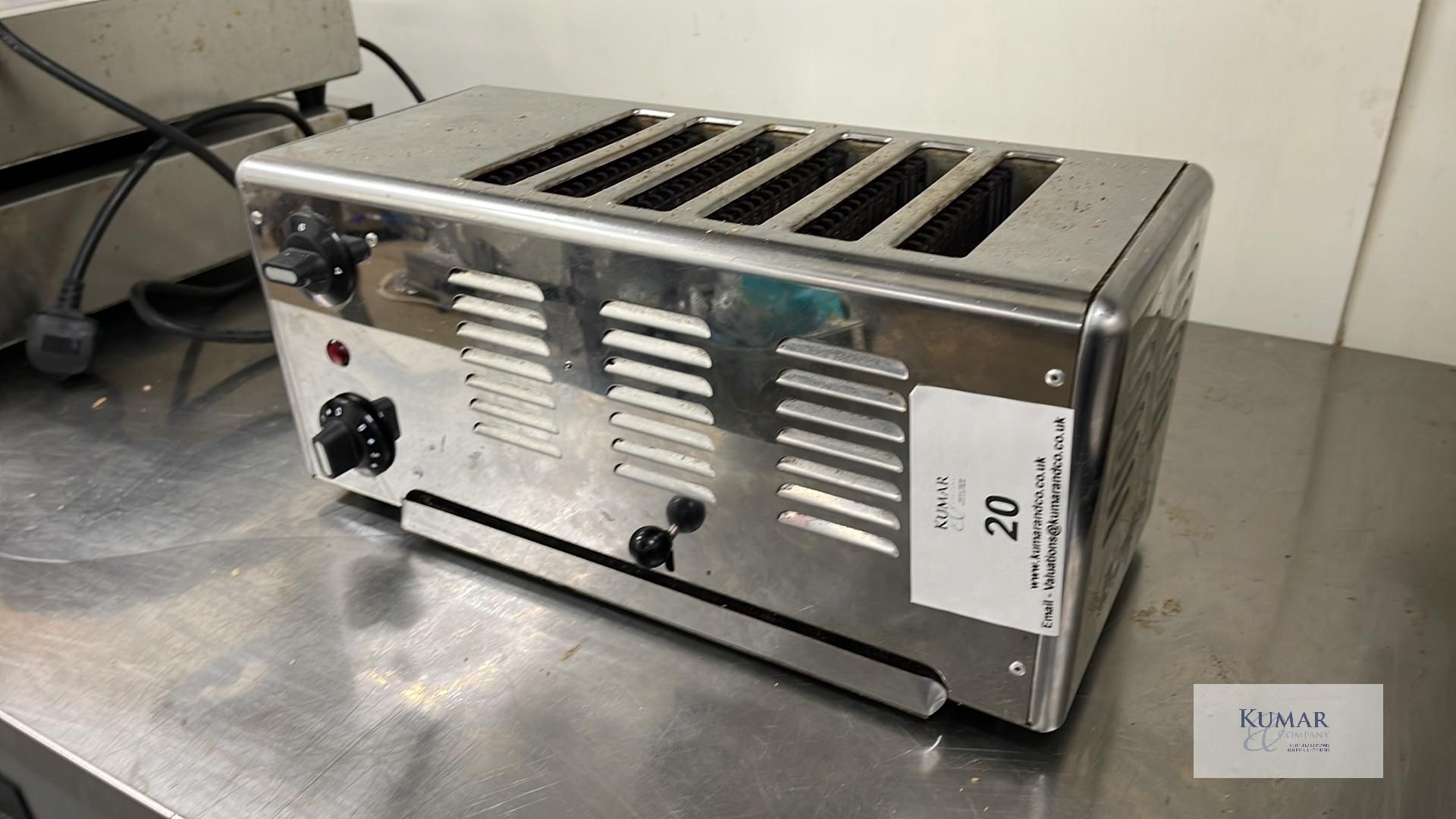 Rowlett Model 6ATS-151 6 Slot Toaster, Serial No. LA0004 - New Cost Â£120 + VAT - Image 3 of 4