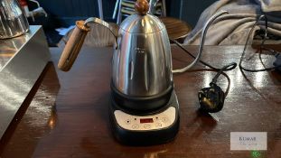 XAM DG - 1738 Digital Variable Temperature Gooseneck Kettle for Brewing Filter Coffee, 1000 Watt