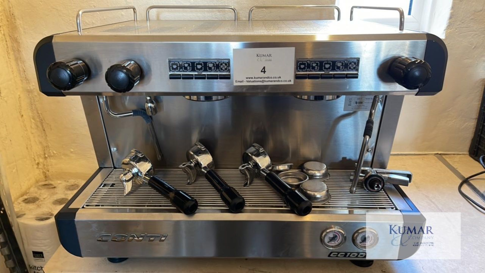 Conti CC102 TC Coffee Machine, Serial No. 136134 with Accessories as Shown - Monaco (2019) - Image 3 of 6
