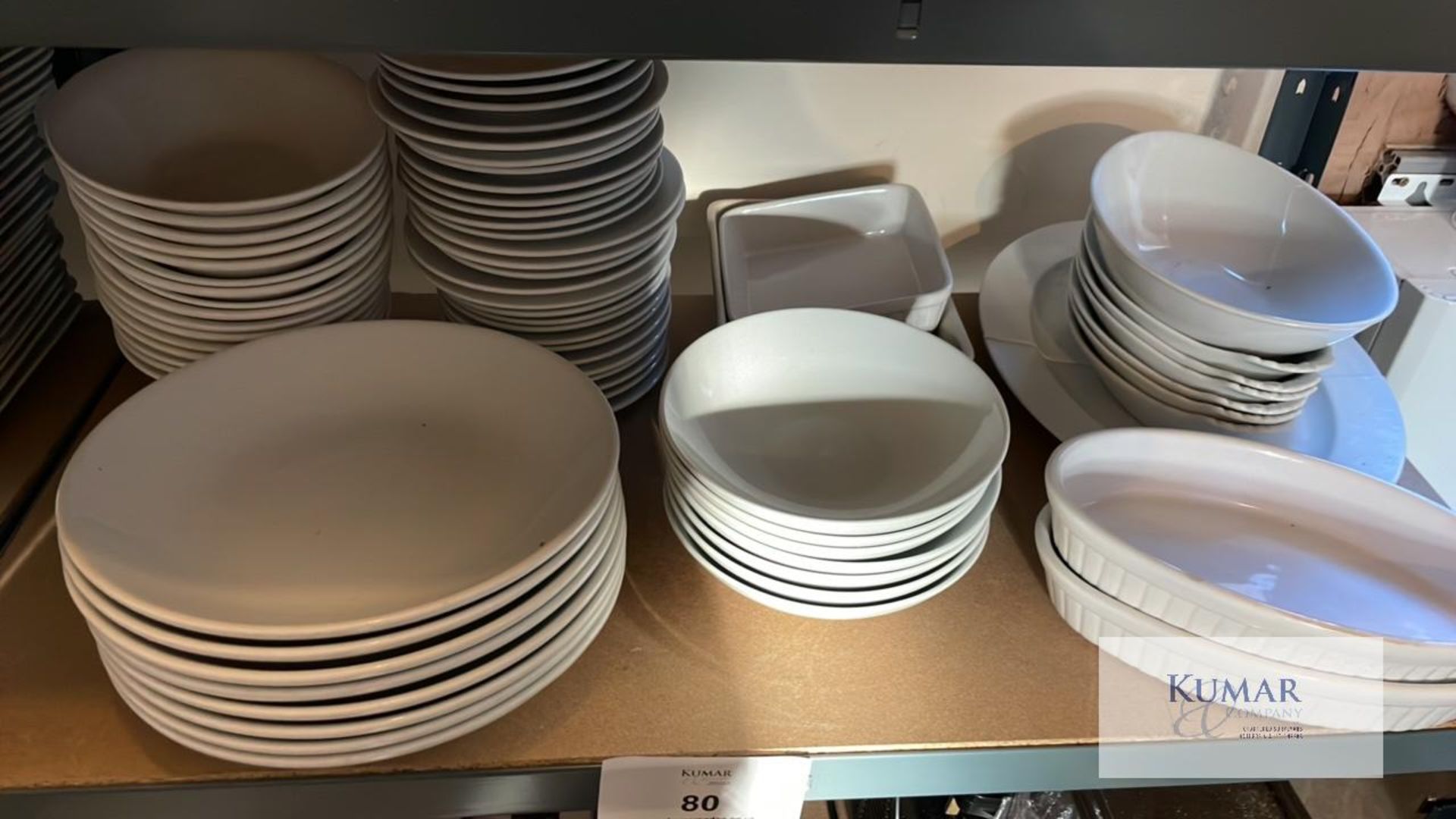 Various bowls, dishes and side plates