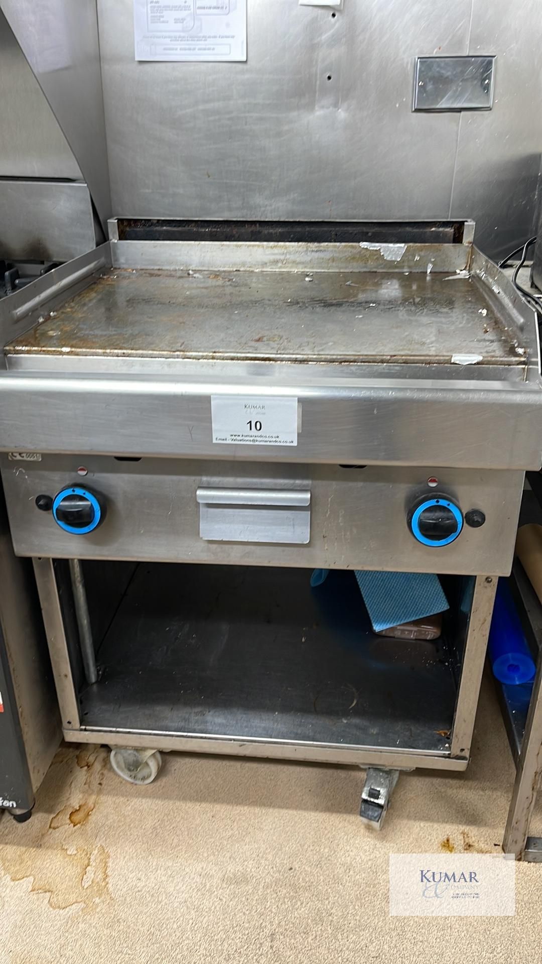 Make Unknown Stainless Steel Cook Top Griddle on Wheels - Believed to be purchased in 2019 - Image 3 of 5