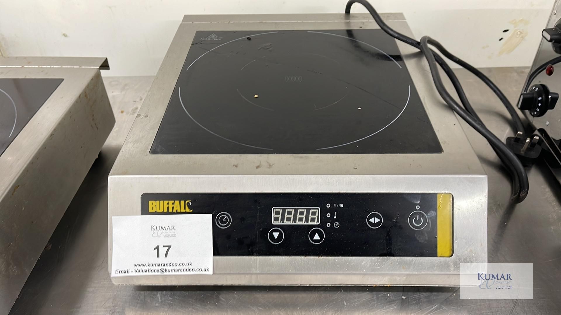 Buffalo CP 799 Heavy Duty 3KW Induction Hob, Serial No. 2017070500219 - New Cost Â£300 + VAT - Image 3 of 4
