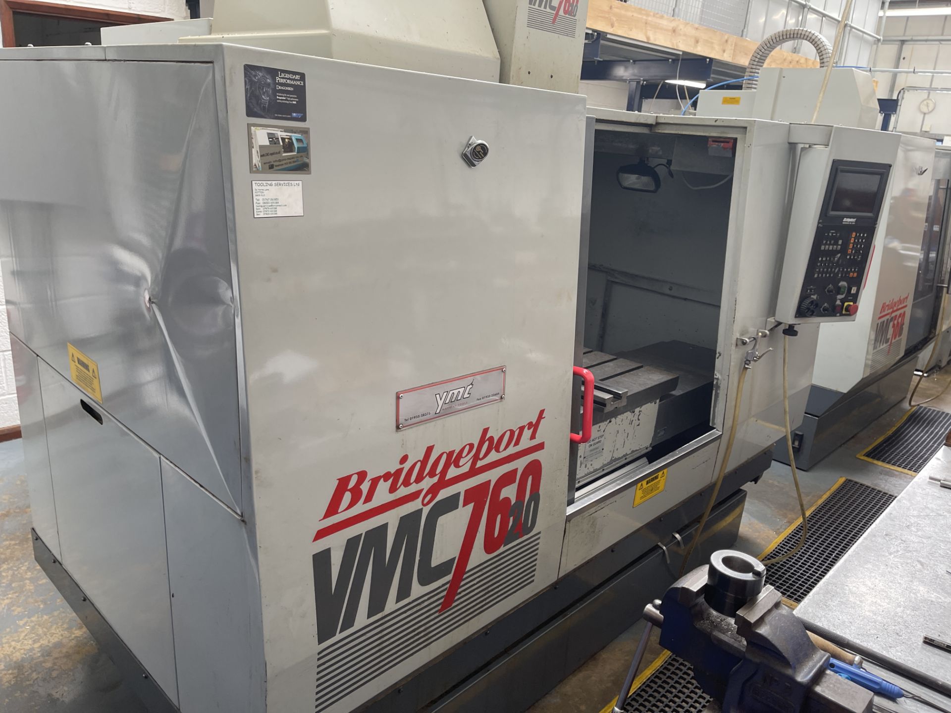 Bridgeport Production Centre VMC 760/20 Vertical Machine Centre with Heidenhain TNC 2500 Control