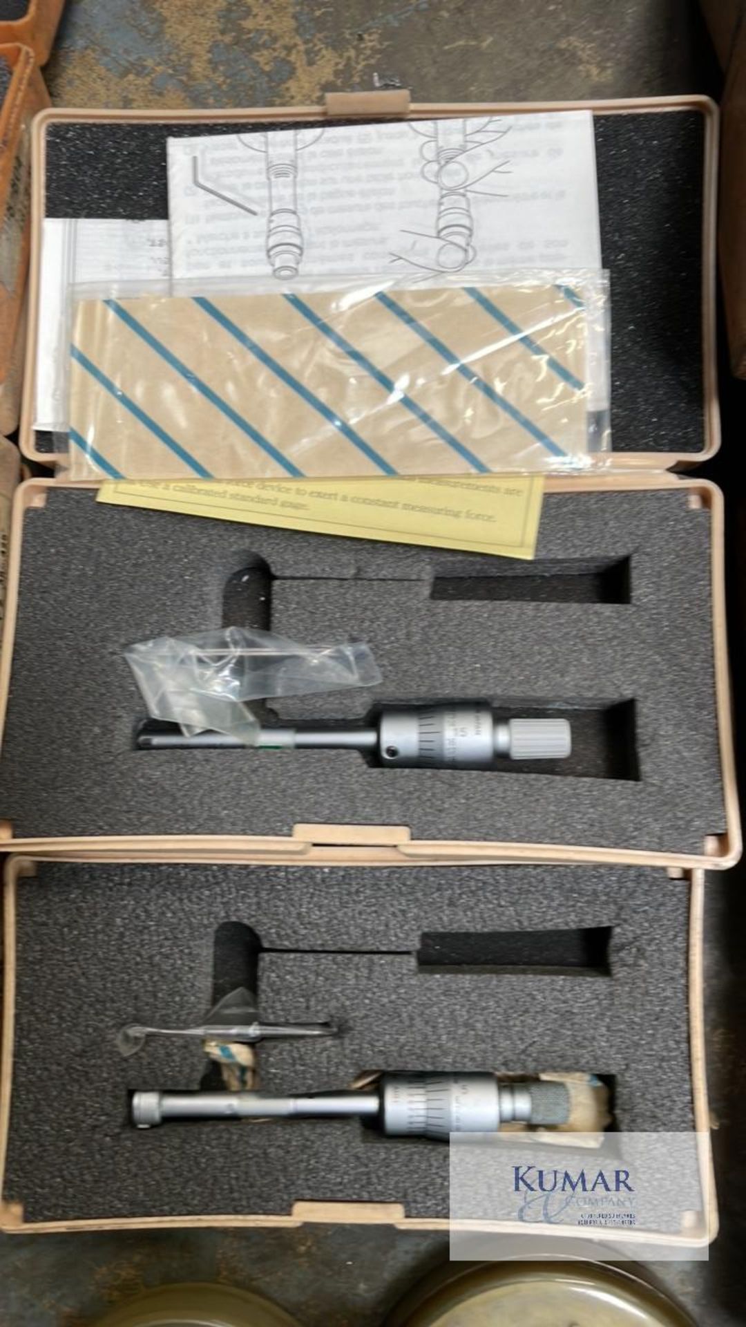 Various bore micrometers 10 in total ranging from 10 mm to 50mm Includes calibration rings - Image 4 of 7