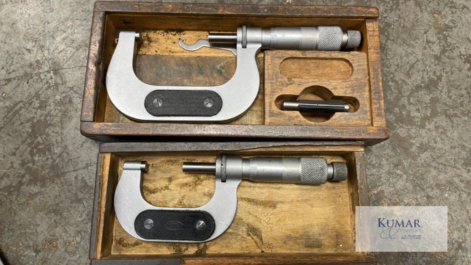 2 x micrometers 1-2” 2-3”