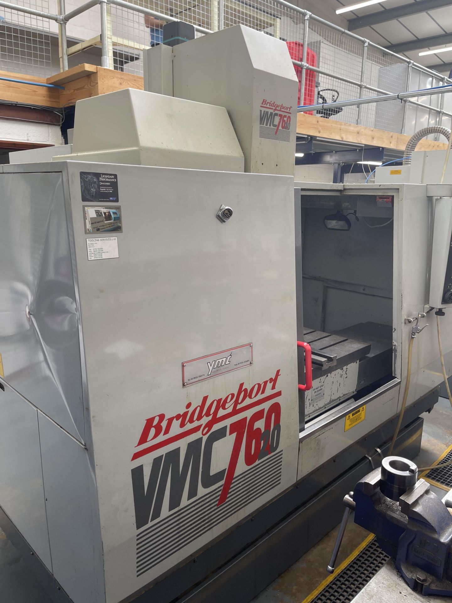 Bridgeport Production Centre VMC 760/20 Vertical Machine Centre with Heidenhain TNC 2500 Control - Image 2 of 16