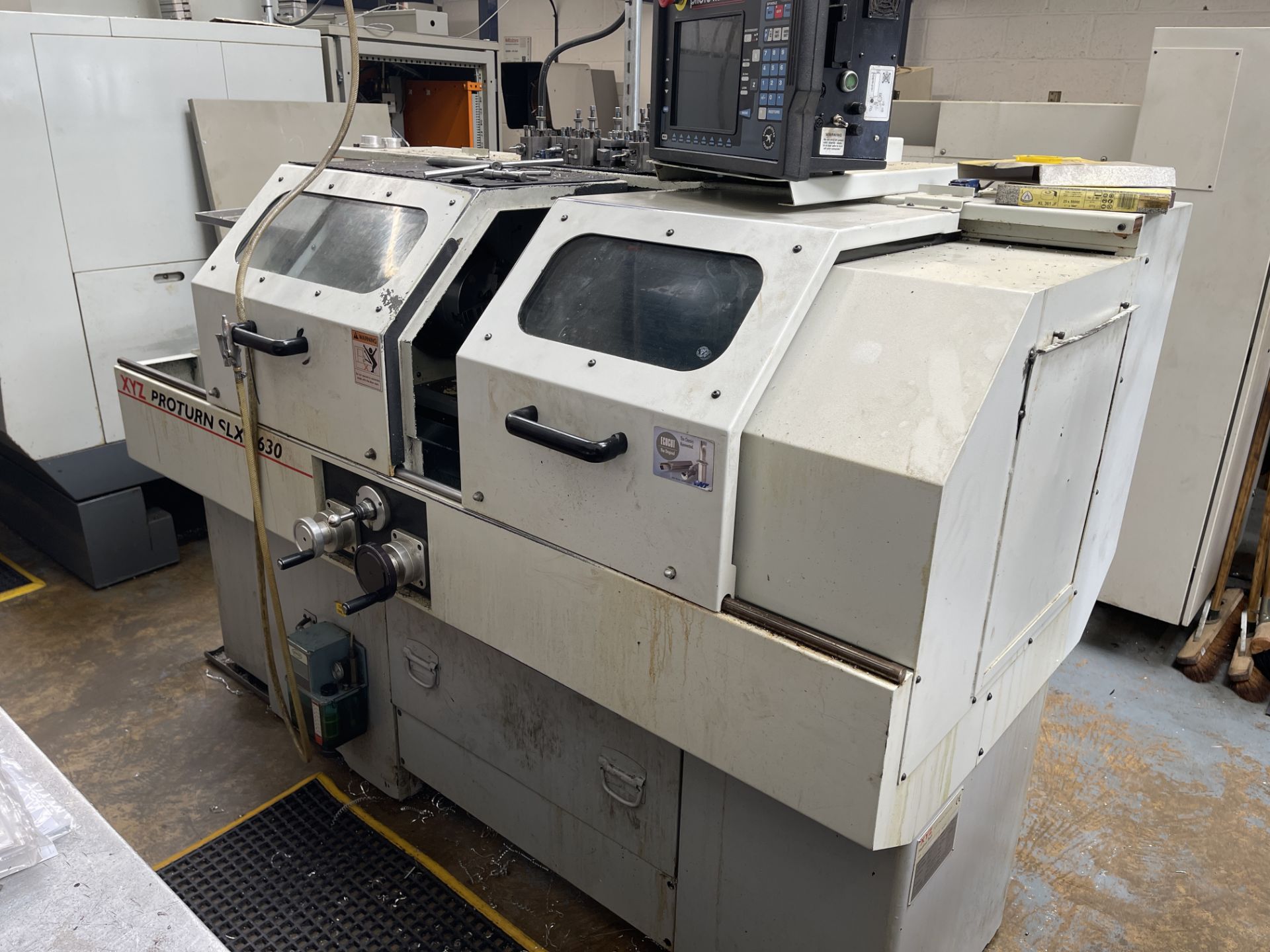 XYZ Machine Tools Ltd, SLX 1630 CNC Lathe, with Proto Trak SLX Controls, Serial No. 16P9910-087, (