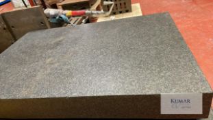 Surface table (granite) 36”x 24” x 4” deep approx Please Note This Lot Located in Walsall Collection