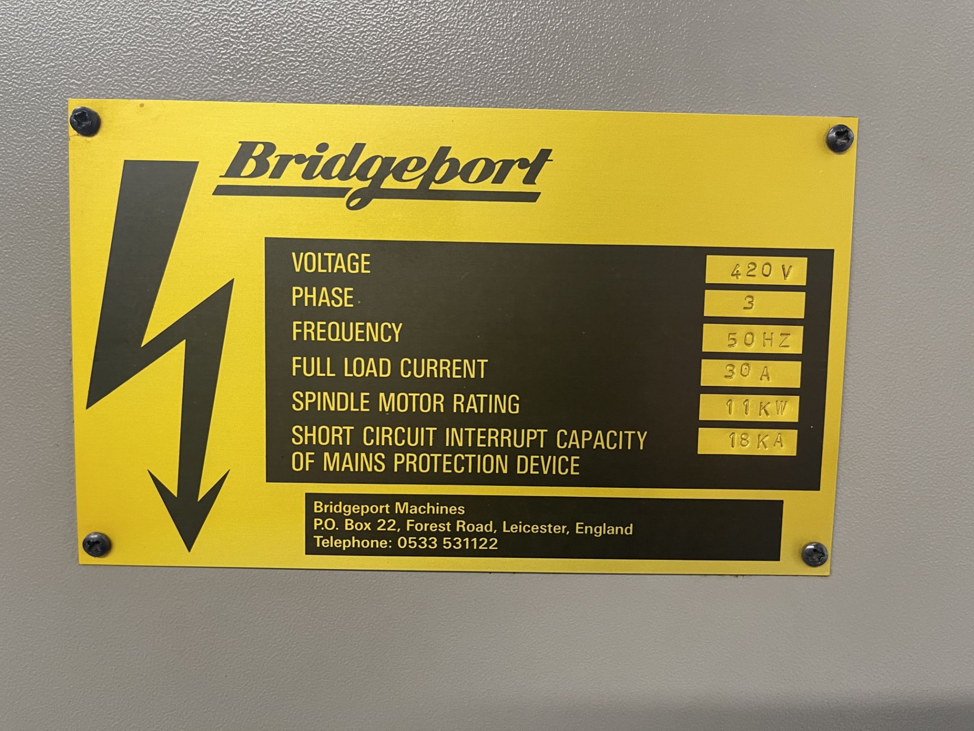 Bridgeport Production Centre VMC 760/20 Vertical Machine Centre with Heidenhain TNC 2500 Control - Image 14 of 16