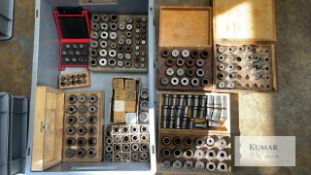 Machine collets Various types and sizes Job lot