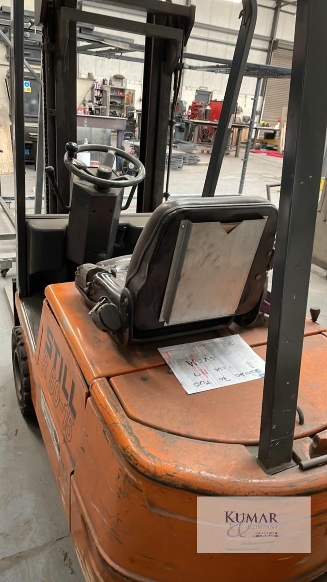 Still R50-15, Electric forklift with Wall Mounted Charger, Serial No. 50444225, S.W.L 1500Kg, - Image 5 of 6