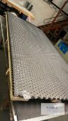 Perforated sheet metal Approx 9 - 8x4 ft sheets 3mm thickness