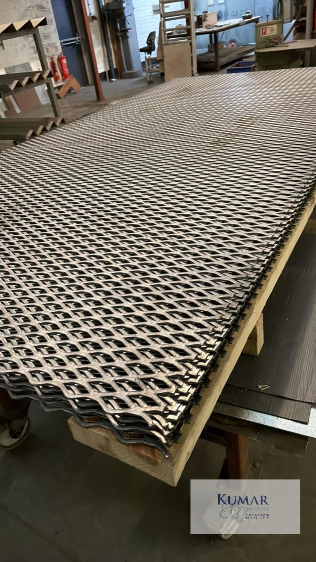 Perforated sheet metal Approx 9 - 8x4 ft sheets 3mm thickness - Image 3 of 3