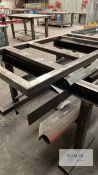 Workshop fabrication bench Includes any steel on lower shelf if required 1700mm long x 1000mm