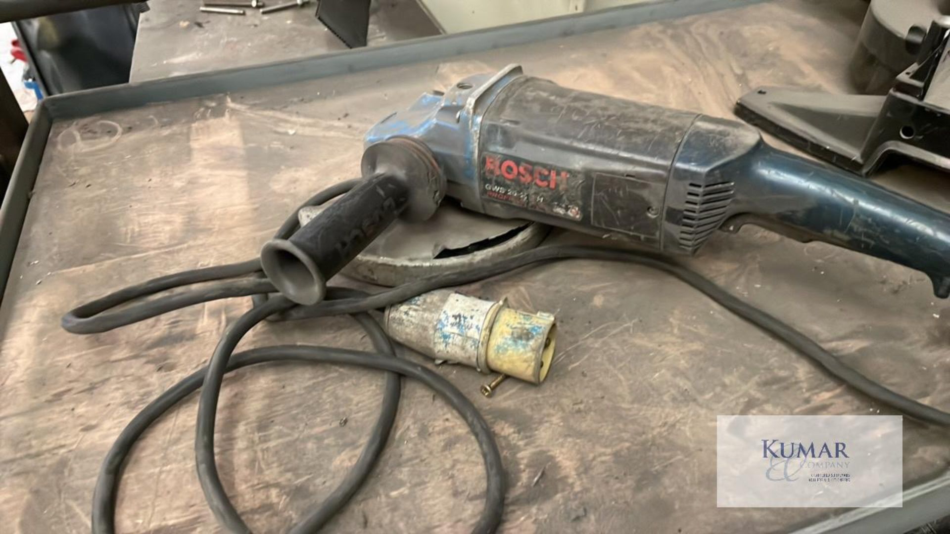 Bosch 9" angle grinder 110v