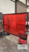 Welding flash screen 1830mm wide x 1700mm tall