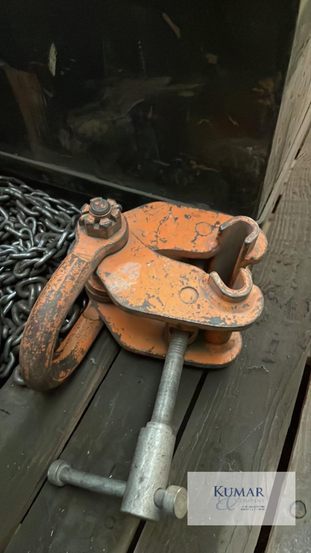 Various block and tackle equiptment as pictured Located Upstairs Mezzanine Floor Area - Image 3 of 7