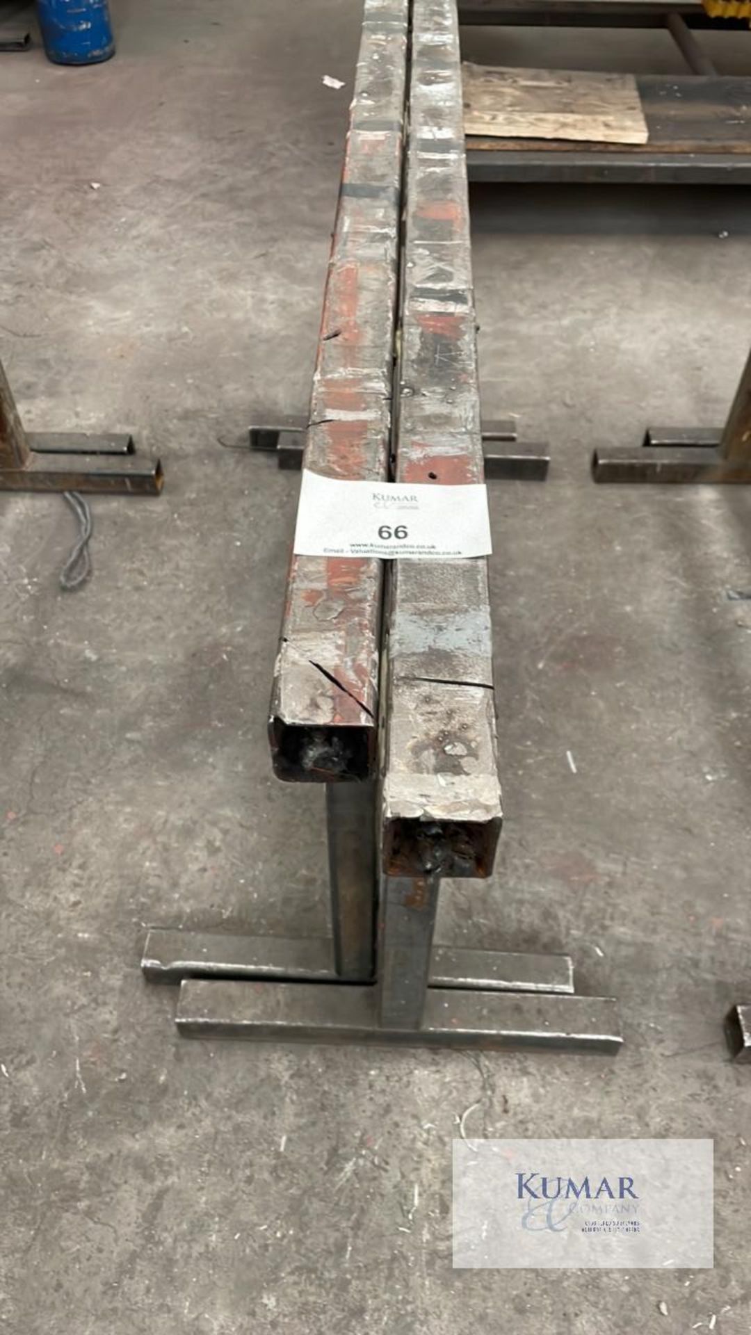 Workshop trestles (pair) 1500mm long x 800 high - Image 2 of 3