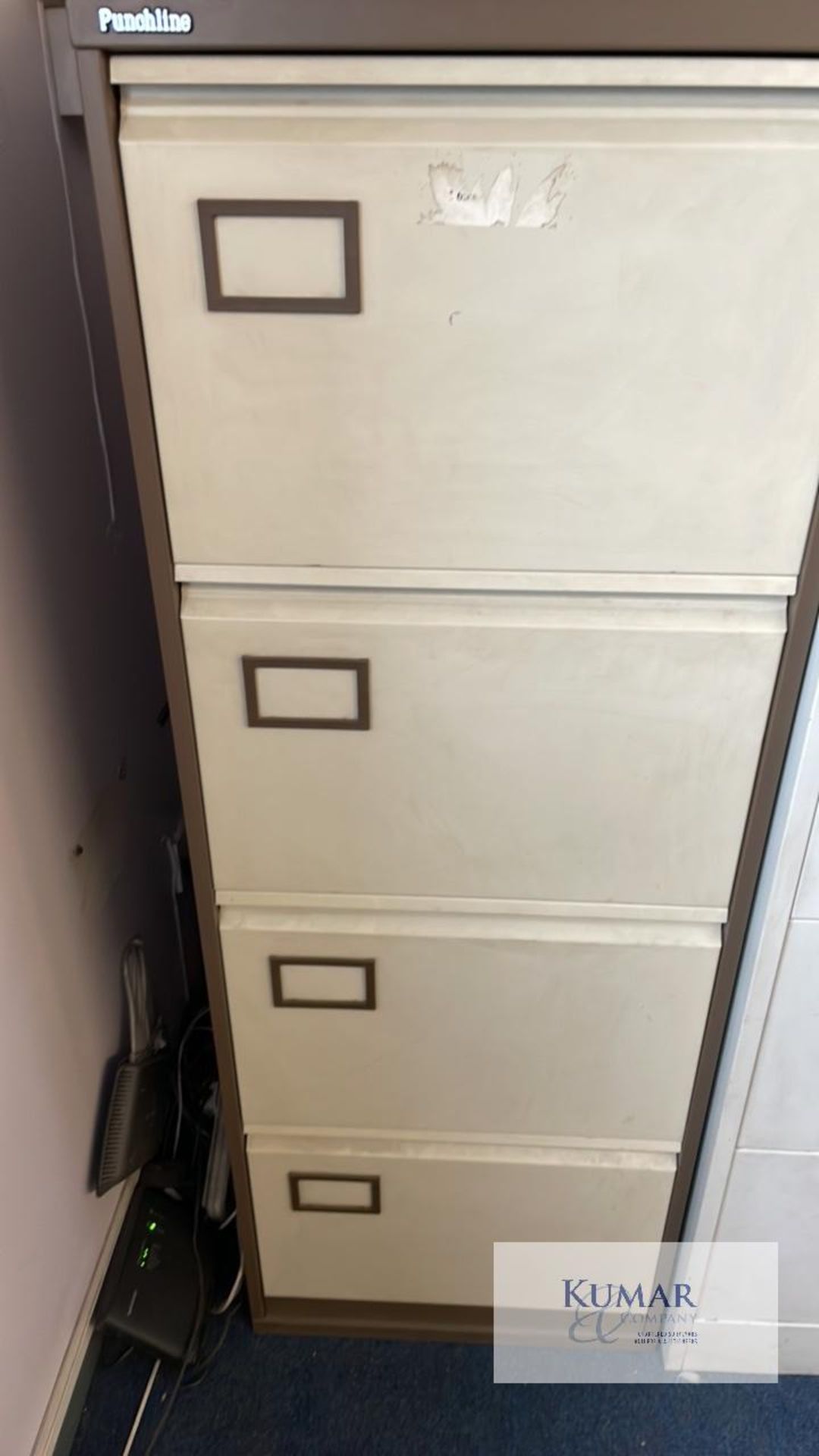 Filling cabinets x 3 Standard sized Does not include items and files Located upstairs office - Image 2 of 5