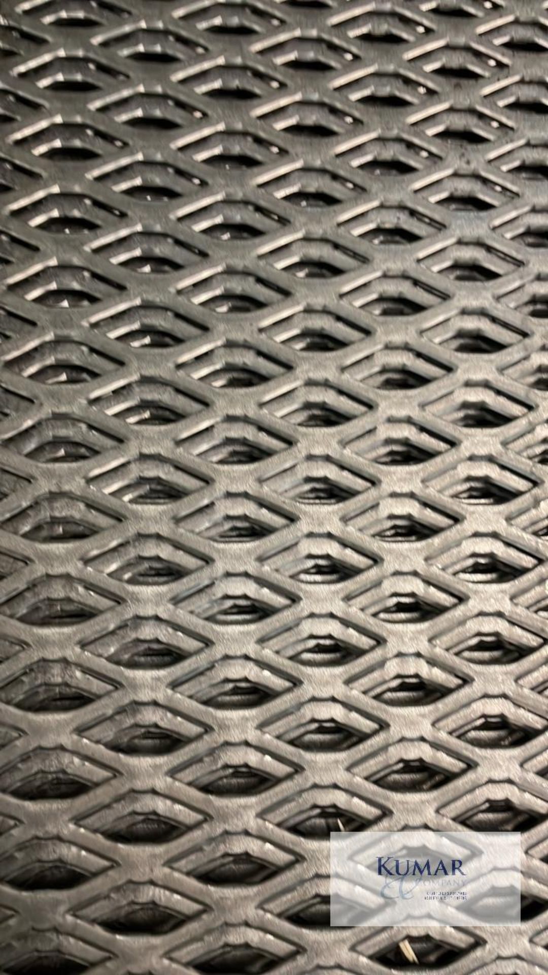 Perforated sheet metal Approx 9 - 8x4 ft sheets 3mm thickness - Image 2 of 3